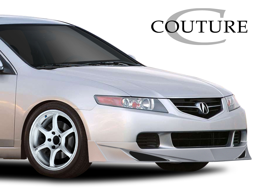 2004 Acura TSX ALL - Polyurethane Front Lip/Add On Bodykit - 2004-2005 Acura TSX Couture Vortex Front Lip Under Spoiler Air Dam - 1 Piece