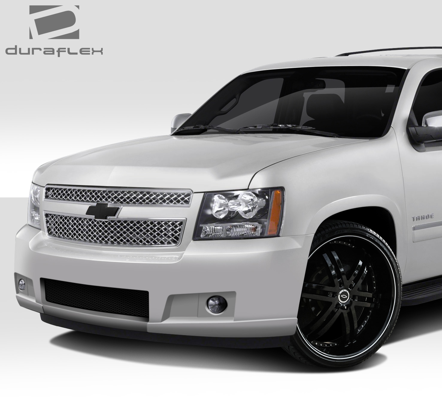 2008 Chevrolet Tahoe Fiberglass+ Front Bumper Body Kit - 2007-2014