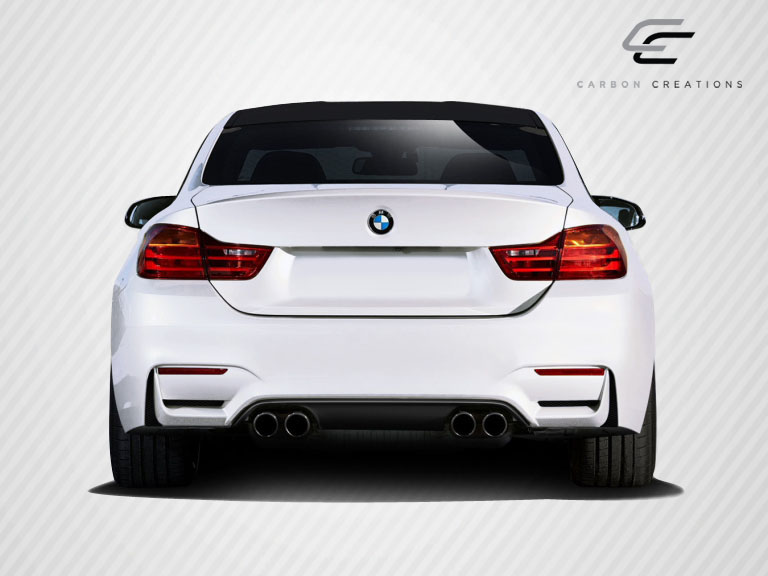 2015 BMW 4 Series ALL - Carbon Fiber Fibre Rear Lip/Add On Bodykit - BMW 4 Series F32 Carbon Creations M4 Look Rear Diffuser ( must be used with M4 lo