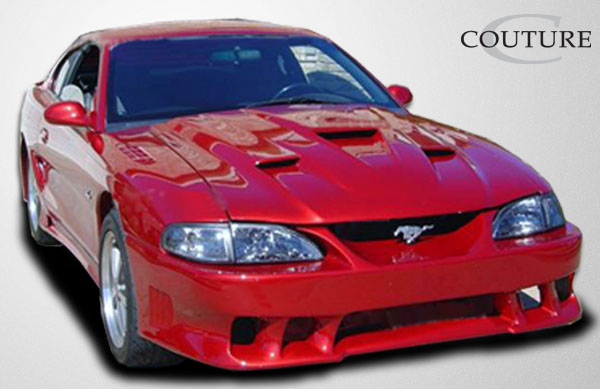 1996 Ford Mustang ALL - Polyurethane Body Kit Bodykit - Ford Mustang Couture Colt 2 Body Kit - 4 Piece - Includes Colt 2 Front Bumper Cover - Polyuret