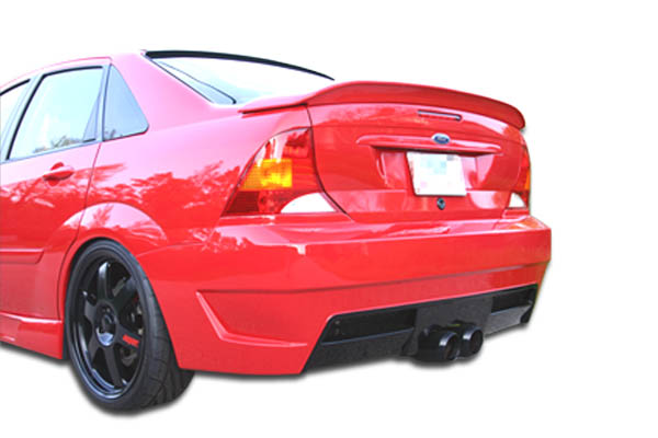 2000-2004 Ford Focus 4DR Carbon Creations Pro-DTM Rear Bumper Cover - 1 Piece (Overstock)