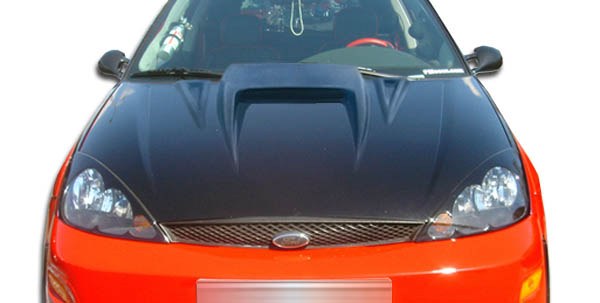 2000-2004 Ford Focus Duraflex Spyder 3 Hood - 1 Piece