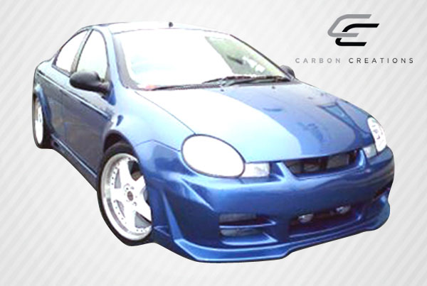 2002 Dodge Neon ALL - Fiberglass+ Body Kit Bodykit - Dodge Neon Duraflex R34 Body Kit - 4 Piece - Includes R34 Front Bumper Cover (100024) Vader Rear