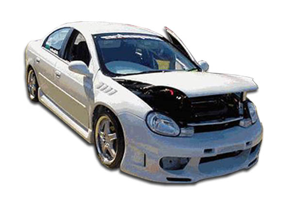 2002 Dodge Neon ALL - Fiberglass+ Body Kit Bodykit - Dodge Neon Duraflex Showoff 3 Body Kit - 4 Piece - Includes Showoff 3 Front Bumper Cover (100026)