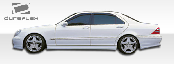 2000-2006 Mercedes S Class W220 Duraflex BR-S Side Skirts Rocker Panels (base model) - 2 Piece (Overstock)