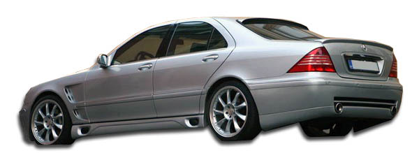 2000-2006 Mercedes S Class W220 Duraflex LR-S F-1 Side Skirts Rocker Panels (long wheelbase) - 2 Piece (Overstock)