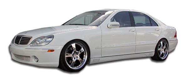 2000-2006 Mercedes S Class W220 Duraflex LR-S Side Skirts Rocker Panels (long wheelbase) - 2 Piece