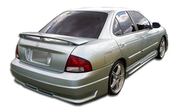 2000-2003 Nissan Sentra Duraflex R34 Rear Bumper Cover - 1 Piece (Overstock)