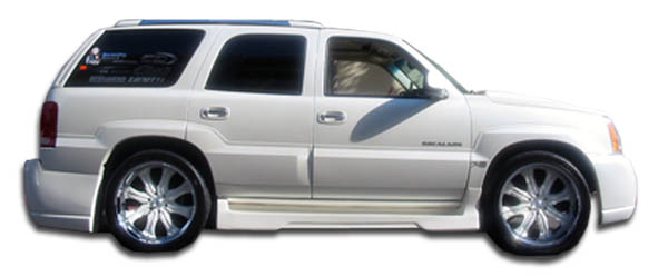 2002-2006 Cadillac Escalade Duraflex Platinum 2 Side Skirts Rocker Panels - 2 Piece (Overstock) (Will not fit EXT ESV)