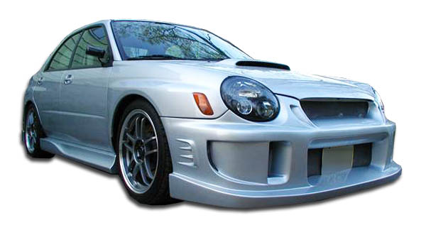 2002 Subaru Impreza 4DR - Fiberglass+ Bodykit Bodykit - 2002-2003 Subaru Impreza 4DR Duraflex A-Spec Body Kit - 4 Piece - Includes A-Spec Front Bumper