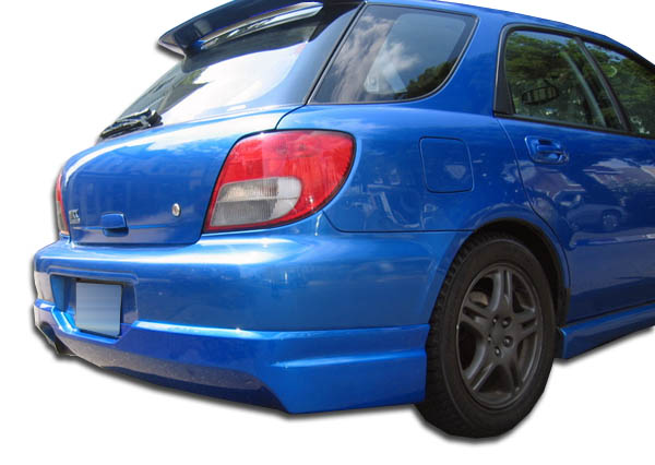 2002-2003 Subaru Impreza WRX STI 5DR Duraflex L-Sport Rear Lip Under Spoiler Air Dam - 1 Piece (Overstock)