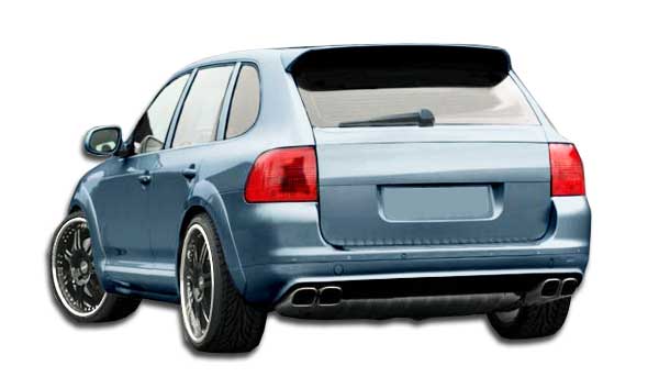 2003-2006 Porsche Cayenne Base S models Duraflex CT-R Rear Lip Under Spoiler Air Dam - 1 Piece (Overstock)