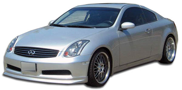 2003-2007 Infiniti G Coupe G35 Duraflex D-Spec Kit - 4 Piece - Includes D-Spec Front Lip Under Spoiler Air Dam (105662) I-Spec Side Skirts Rocker Panels (100463) I-Spec Rear Lip Under Spoiler Air Dam (100462)