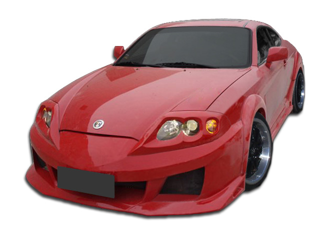 2003-2006 Hyundai Tiburon Duraflex Raine Wide Body Kit - 8 Piece - Includes Raine Wide Body Front Bumper Cover (107438) Raine Wide Body Side Skirts Rocker Panels (107439) Raine Wide Body Rear Bumper Cover (107440) Raine Wide Body Front Fender Flares (107441) Raine Wide Body Rear Fender Flares (107442)