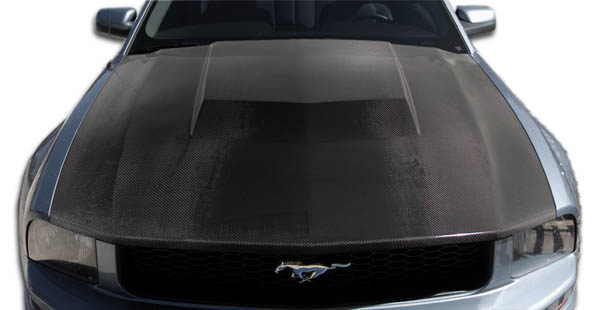 Carbon Fiber Fibre Hood Bodykit for 2009 Ford Mustang ALL - Ford Mustang Carbon Creations Eleanor Hood - 1 Piece