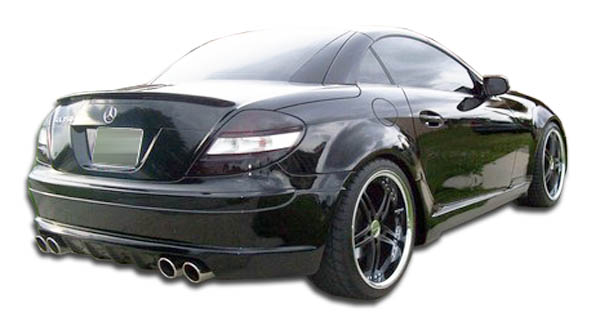 2008 Mercedes SLK  - Fiberglass+ Rear Lip/Add On Body Kit  - Mercedes SLK R171 Duraflex CR-S Rear Lip Under Spoiler Air Dam (base model) - 1 Piece (Ov