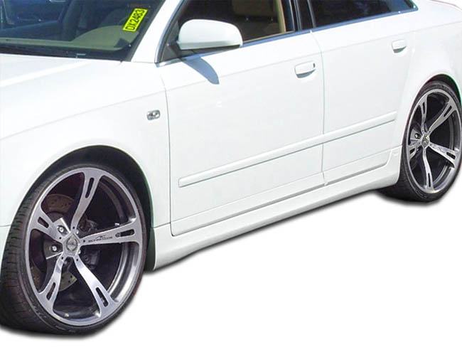 2006 Audi A4 4DR - Fiberglass+ Sideskirts Body Kit  - Audi A4 S4 4DR Wagon Duraflex CR-C Side Skirts Rocker Panels - 2 Piece (Overstock)