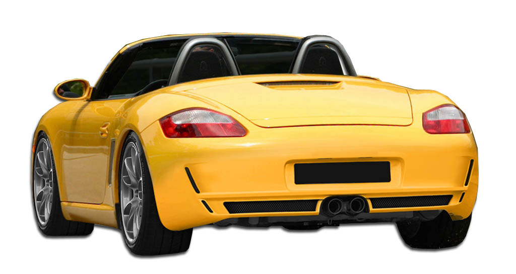 2006-2008 Porsche Cayman 2005-2008 Porsche Boxster Duraflex GT3-RS Look Rear Bumper Cover - 1 Piece (Overstock)