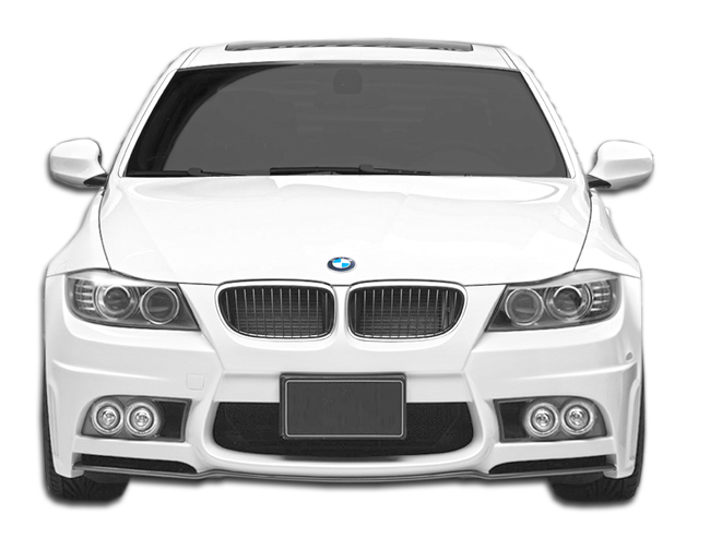 2008 BMW 3 Series 4DR - Fiberglass+ Front Bumper Body Kit  - BMW 3 Series E90 4DR Duraflex W-1 Front Bumper Cover - 1 Piece