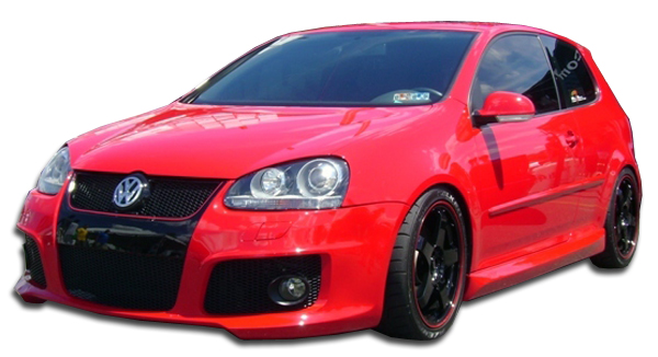 2009 Volkswagen GTI ALL - Fiberglass+ Body Kit Bodykit - Volkswagen Golf GTI Rabbit Duraflex OTG Body Kit - 4 Piece - Includes OTG Front Bumper Cover