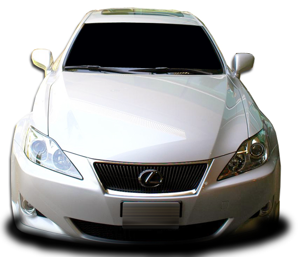 2006 Lexus IS 4DR - Fiberglass+ Front Lip/Add On Bodykit - 2006-2008 Lexus IS Series IS250 IS350 Duraflex J-Spec Front Lip Under Spoiler Air Dam - 1 P