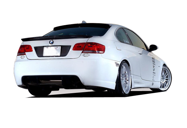 2013 BMW 3 Series 2DR - Polyurethane Rear Bumper Body Kit  - BMW 3 Series E92 E93 Convertible 2DR Couture Executive Rear Bumper Cover - 1 Piece (Overs