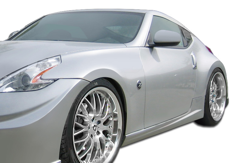 2016 Nissan 370Z ALL - Fiberglass+ Sideskirts Bodykit - Nissan 370Z Duraflex N-2 Side Skirts Rocker Panels - 2 Piece