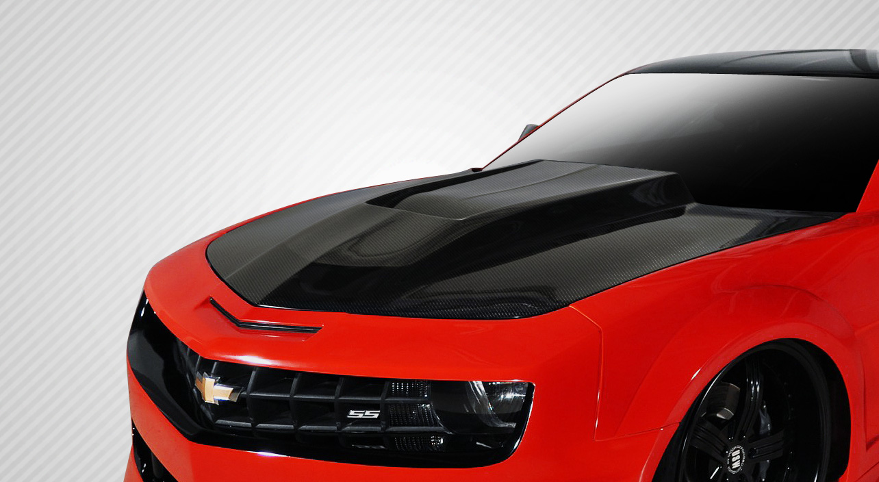 Carbon Fiber Fibre Hood Bodykit for 2015 Chevrolet Camaro ALL - Chevrolet Camaro Carbon Creations Circuit Hood - 1 Piece