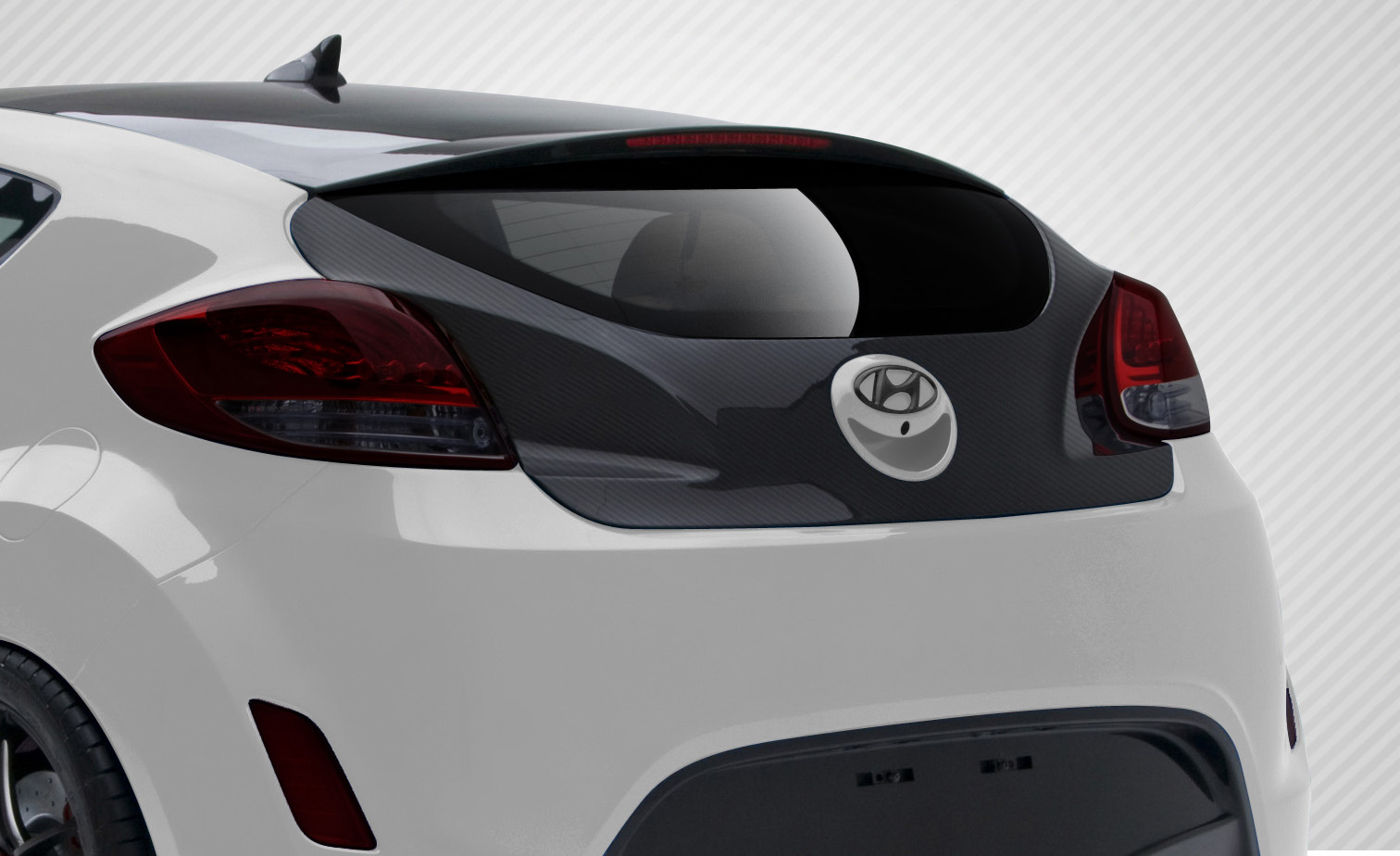 Trunk/Hatch Bodykit for 2016 Hyundai Veloster ALL - Hyundai Veloster Carbon Creations OEM Trunk - 1 Piece