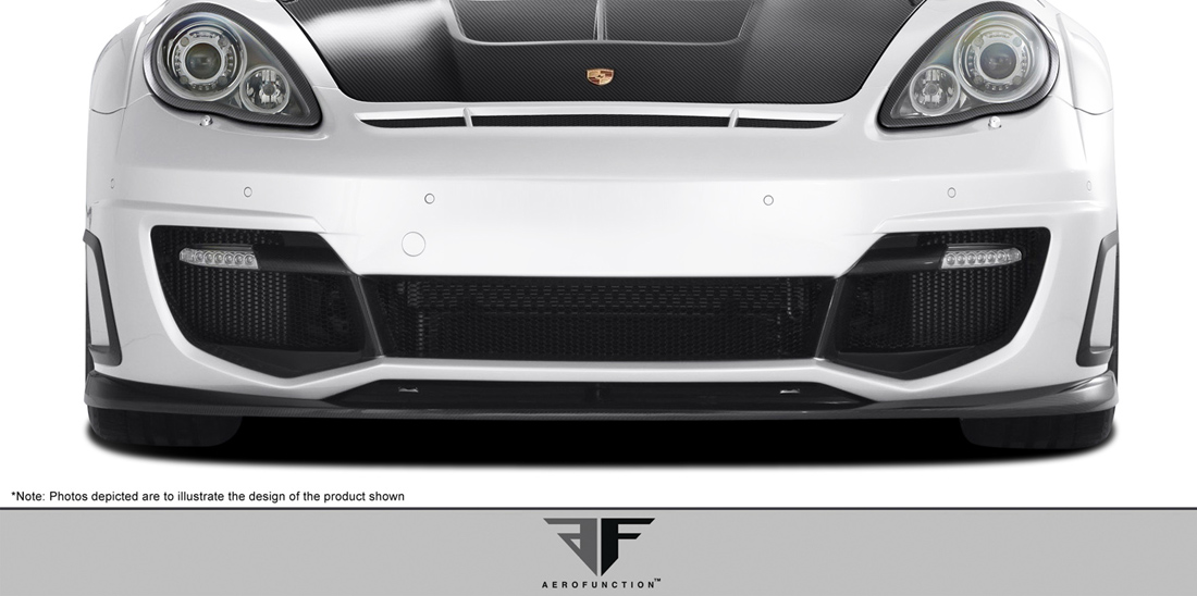 2010-2013 Porsche Panamera Carbon AF-1 Wide Body Front Add On Spoiler ( CFP ) - 1 Piece (Overstock)