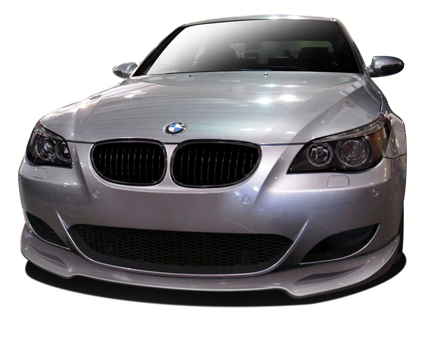 Fiberglass+ Front Lip/Add On Bodykit for 2009 BMW M5 ALL - 2006-2010 BMW M5 E60 AF-1 Front Add-On Spoiler ( GFK ) - 1 Piece