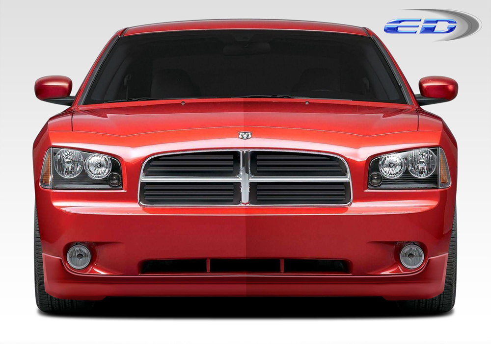 2008 Dodge Charger ALL - Polyurethane Front Lip/Add On Bodykit - Dodge Charger Polyurethane Diablo Front Lip Under Spoiler Air Dam - 1 Piece