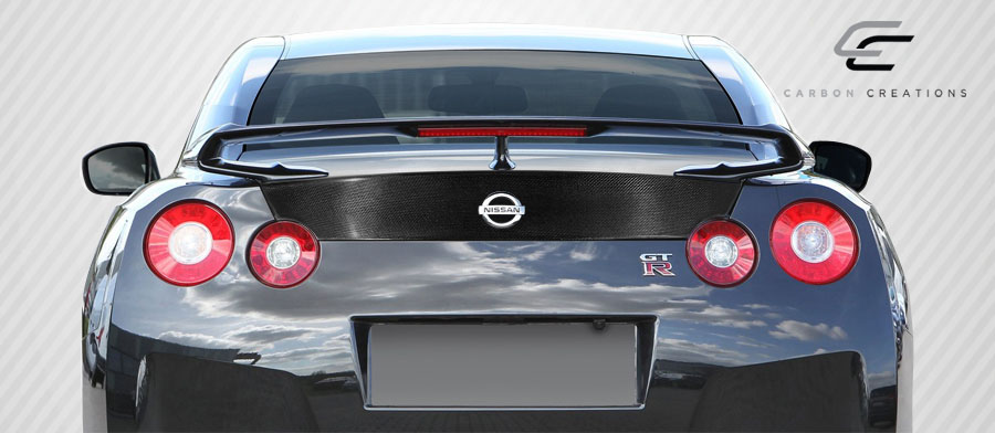 2016 Nissan GTR ALL - Carbon Fiber Fibre Trunk/Hatch Bodykit - Nissan GT-R R35 Carbon Creations OEM Trunk - 1 Piece