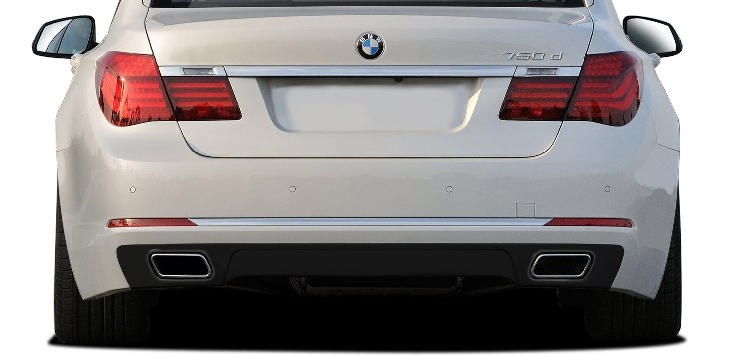 Fiberglass+ Rear Lip/Add On Bodykit for 2016 BMW 7 Series ALL - BMW 7 Series F01 F02 AF-1 Rear Diffuser ( GFK ) - 1 Piece