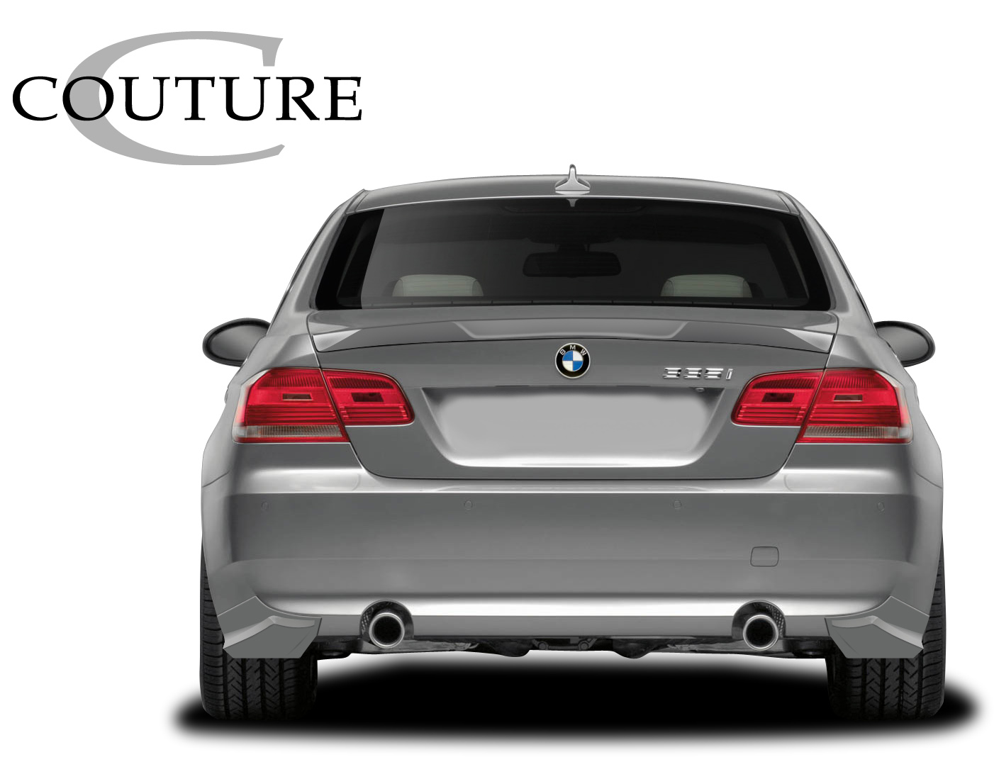 Polyurethane Wing Spoiler Bodykit for 2012 BMW 3 Series 2DR - 2007-2013 BMW 3 Series M3 E92 2DR Couture Vortex Wing Trunk Lid Spoiler - 1 Piece