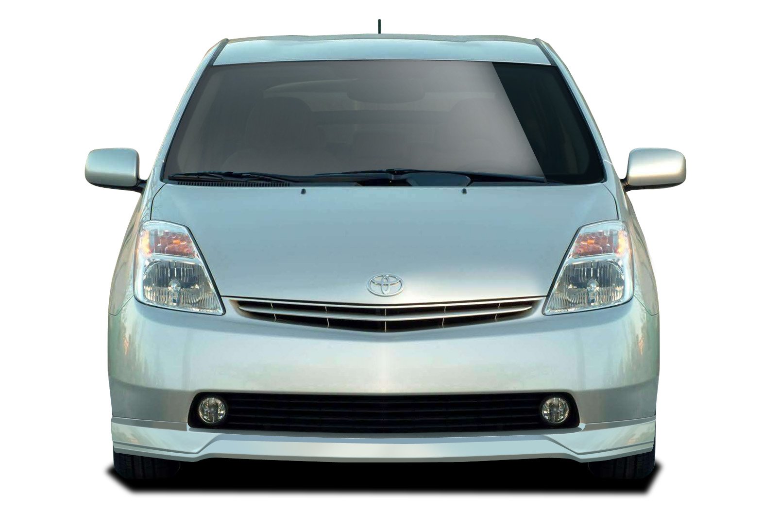 2006 Toyota Prius ALL - Polyurethane Front Lip/Add On Bodykit - 2004-2009 Toyota Prius Couture Vortex Front Lip Under Spoiler Air Dam - 1 Piece