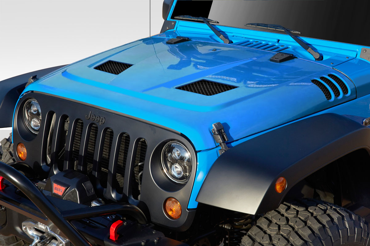 Duraflex Jeep Wrangler Hoods Now Available! 4x4 and