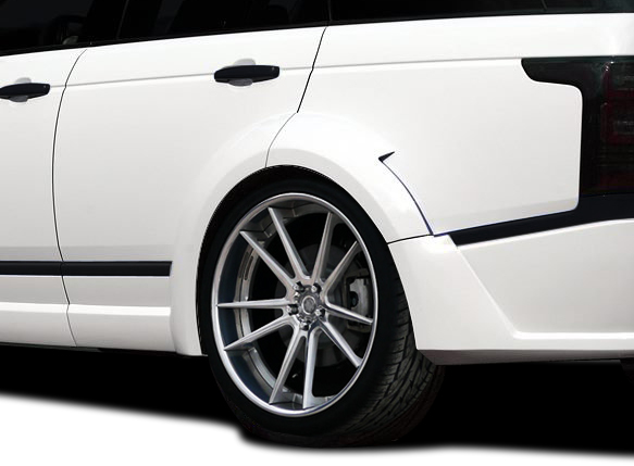 2013-2015 Land Rover Range Rover Urethane AF-1 Wide Body Rear Fender Flares ( PUR-RIM ) - 4 Piece