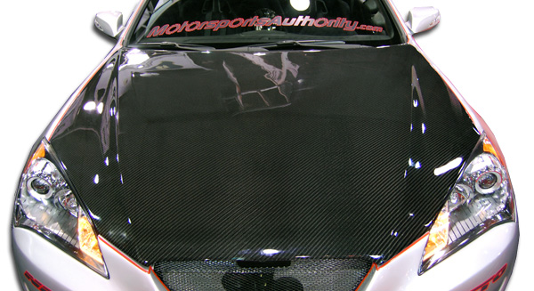 Carbon Fiber Fibre Hood Bodykit for 2012 Hyundai Genesis 2DR - Hyundai Genesis 2DR Carbon Creations OEM Hood - 1 Piece