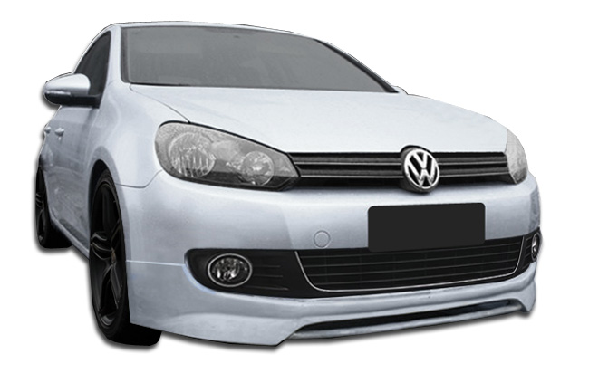 Plastic Front Lip/Add On Body Kit for 2010 Volkswagen Golf   - 2010-2018 Volkswagen Golf Kaden Front Lip Under Spoiler Air Dam - 1 Piece (Overstock)