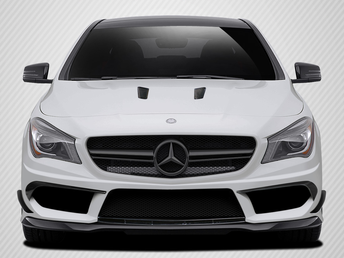 2014-2015 Mercedes CLA Class Carbon Creations Black Series Look Front Bumper Accessories - 4 Piece (Overstock)