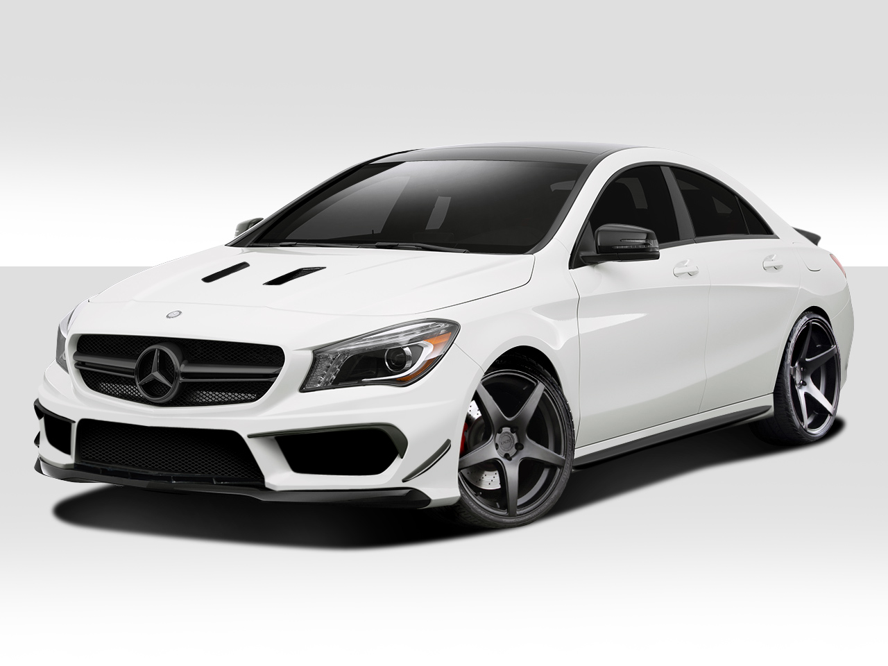 2015 Mercedes CLA  - Fiberglass+ Body Kit Body Kit  - Mercedes CLA Class Duraflex Black Series Look Body Kit - 12 Piece - Includes Black Series Look F