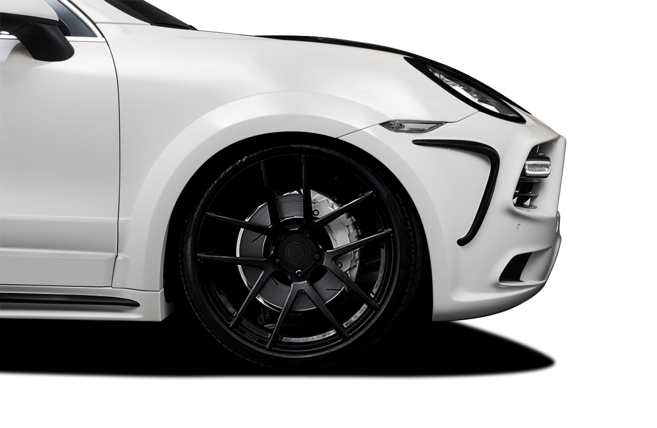 2011-2014 Porsche Cayenne AF-4 Wide Body Front Fender Flares ( GFK ) - 2 Piece (Overstock)