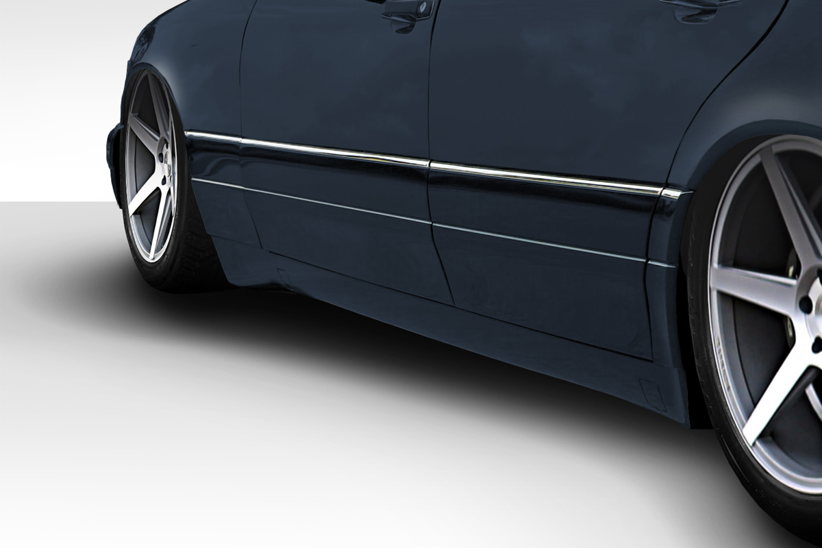 1992-1999 Mercedes SEL Class W140 Duraflex AMG Look Side Skirts - 2 Piece