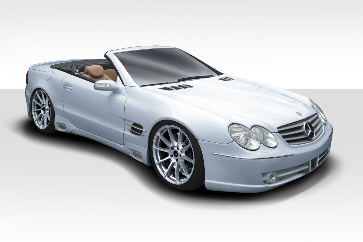 2003-2008 Mercedes SL Class R230 Duraflex LR-S F-1 Body Kit - 4 Piece - Includes LR-S F-1 Front Bumper (112836) LR-S Side Skirts (103735) LR-S F-1 Rear Bumper (112837)