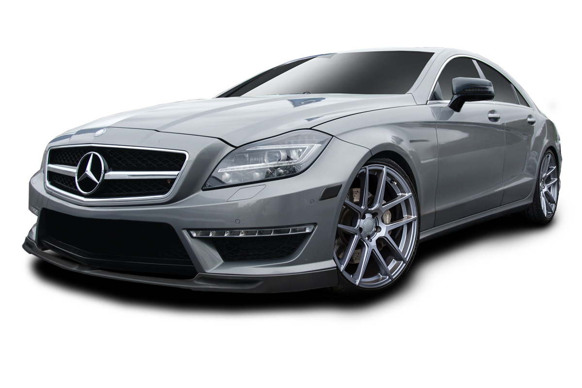 Fiberglass+ Kit Body Kit for 2011 Mercedes CLS63   - 2011-2017 Mercedes W218 CLS63 AF-1 Body Kit - 3 Piece ( GFK ) - Includes AF-1 Front Lip (113765) AF-1 Rear Diffuser (113767) AF-1 Wing (113793)