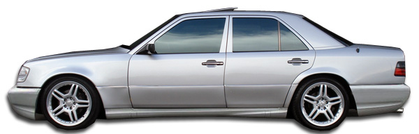 1986-1995 Mercedes E Class W124 2DR Duraflex C43 Look Side Skirts Rocker Panels - 2 Piece (Overstock)