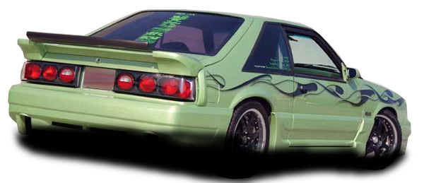 Polyurethane Rear Bumper Bodykit for 1991 Ford Mustang ALL - Ford Mustang Couture Demon Rear Bumper Cover - 1 Piece