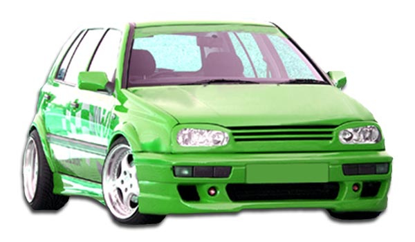 1998 Volkswagen Golf ALL - Fiberglass+ Front Bumper Bodykit - Volkswagen Golf Jetta Duraflex R-1 Front Bumper Cover - 1 Piece