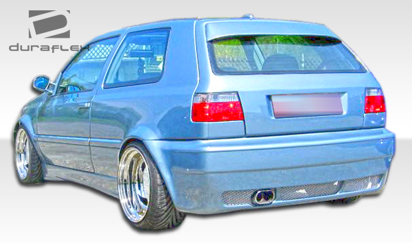 1993 Volkswagen Golf ALL - Fiberglass+ Rear Bumper Bodykit - 1993-1998 Volkswagen Golf Duraflex RS Look Rear Bumper Cover - 1 Piece